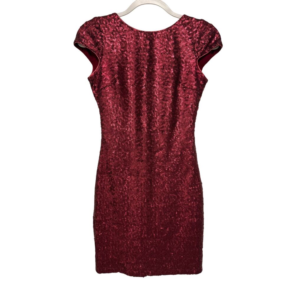 Dress the‎ Population Red Sequin Bodycon Mini Dress